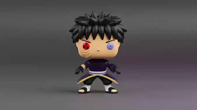 Obito Uchiha funko from Naruto shippuden 3D print model  Obito Uchiha funko from Naruto shippuden 3D print model