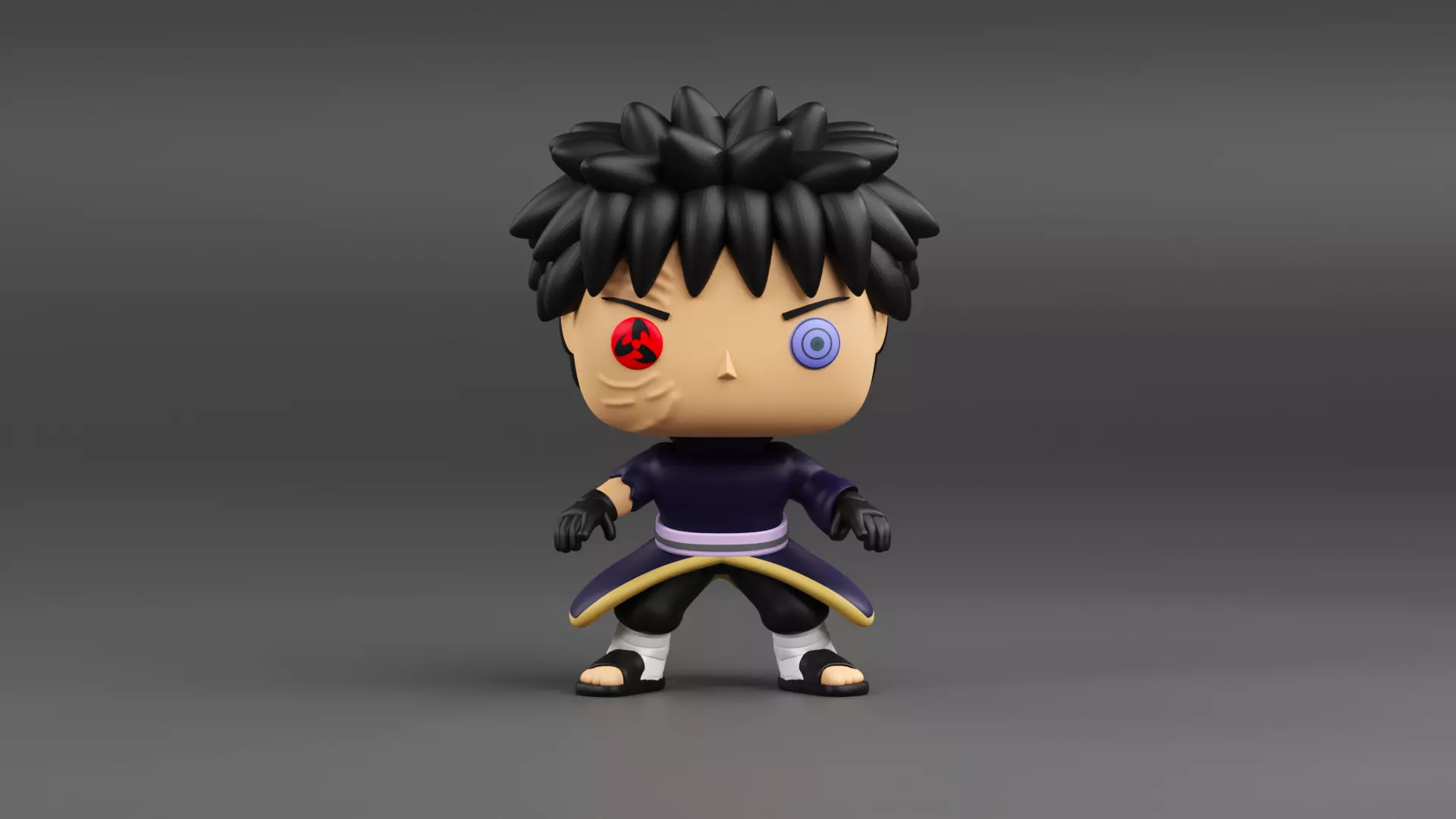 Obito Uchiha funko from Naruto shippuden 3D print model_0