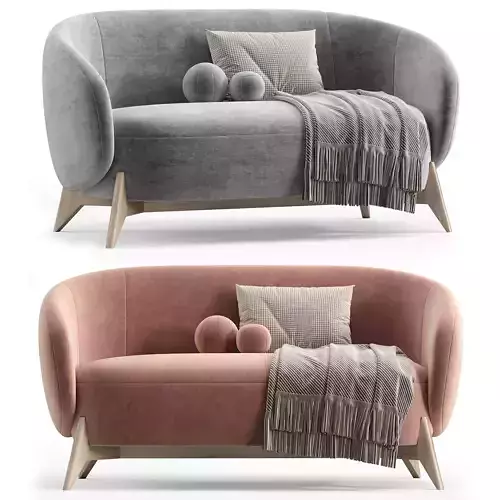 Sofa Tilar Low-poly 3D model