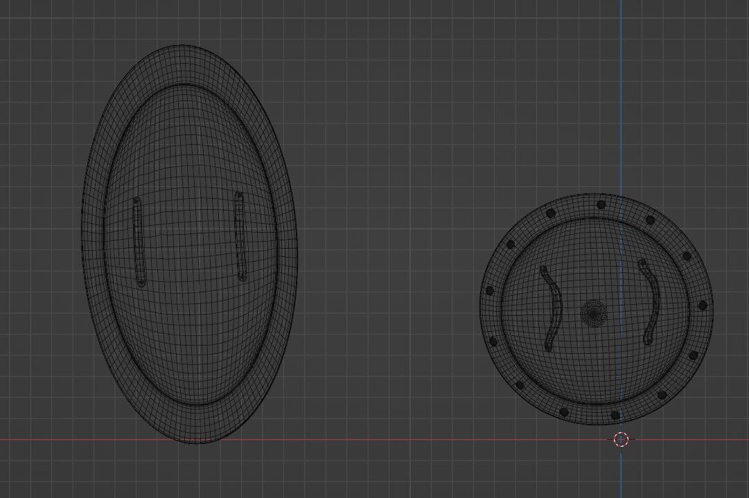 Shields 3D model_1
