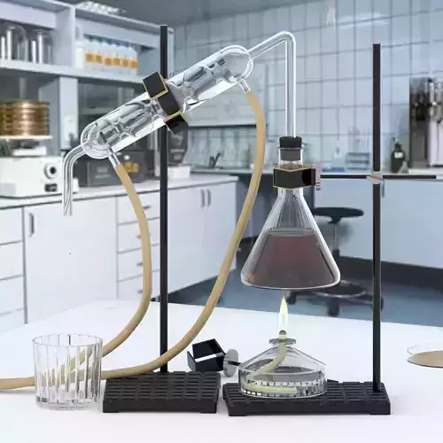 Laboratory distiller set