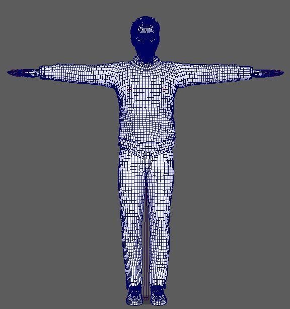 Nikolaj Coster-Waldau Character Low-poly 3D model_26