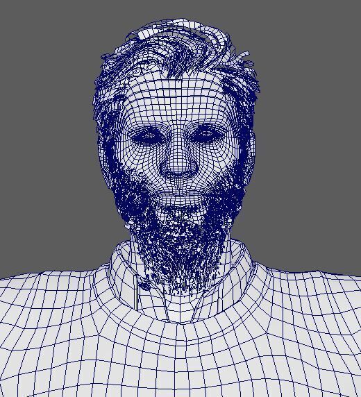 Nikolaj Coster-Waldau Character Low-poly 3D model_21