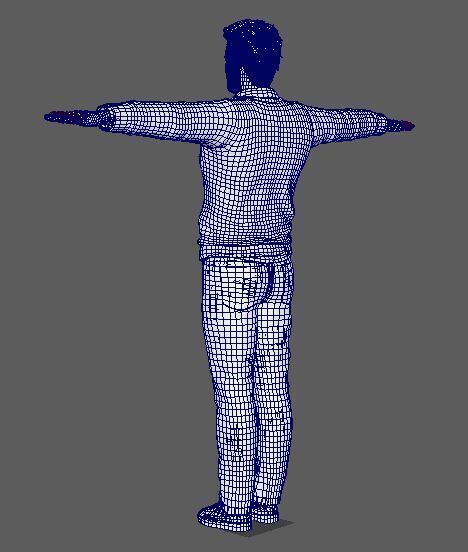 Nikolaj Coster-Waldau Character Low-poly 3D model_28