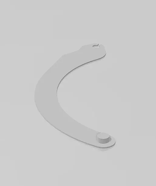 shutter part 3D print model_0