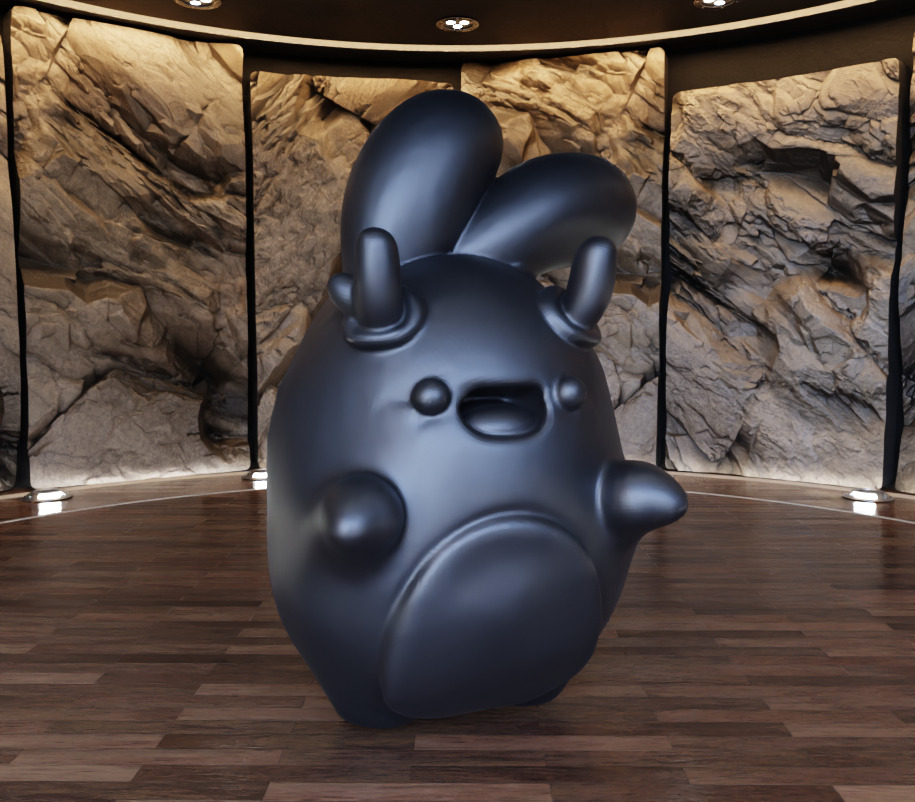 One Tooth Ngaew Figure Fan Art Toy  3D print model_3