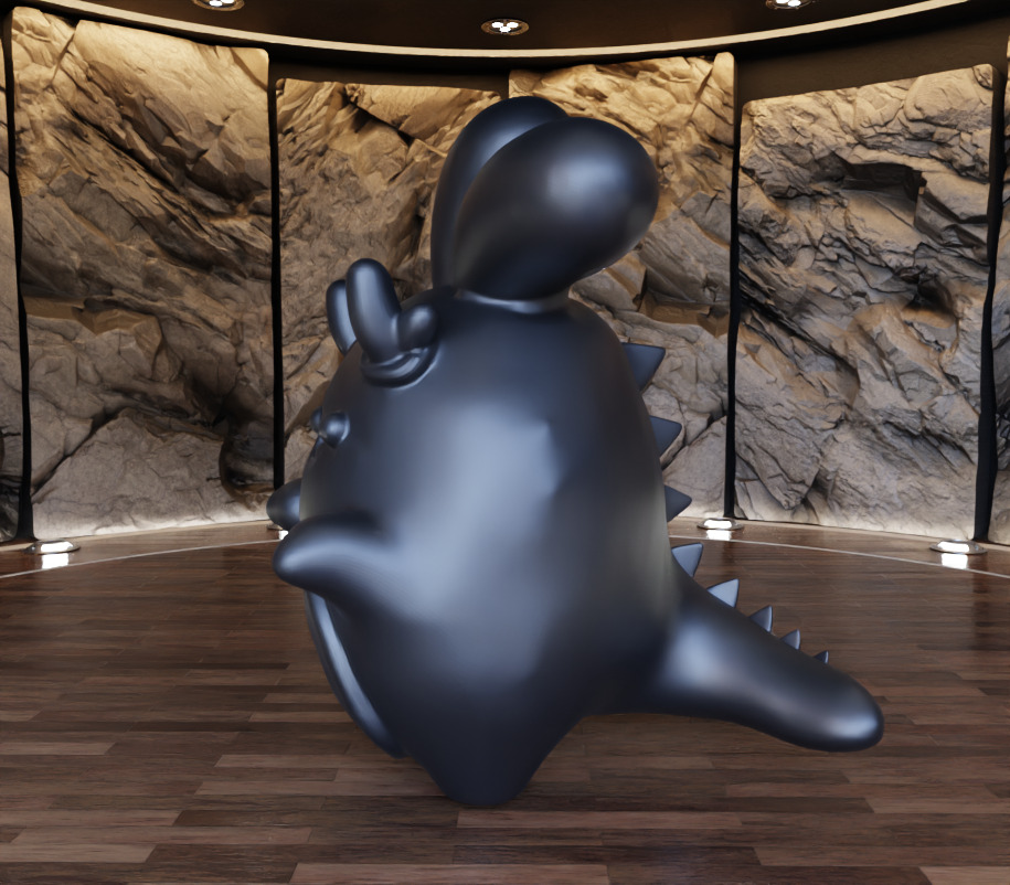 One Tooth Ngaew Figure Fan Art Toy  3D print model_11