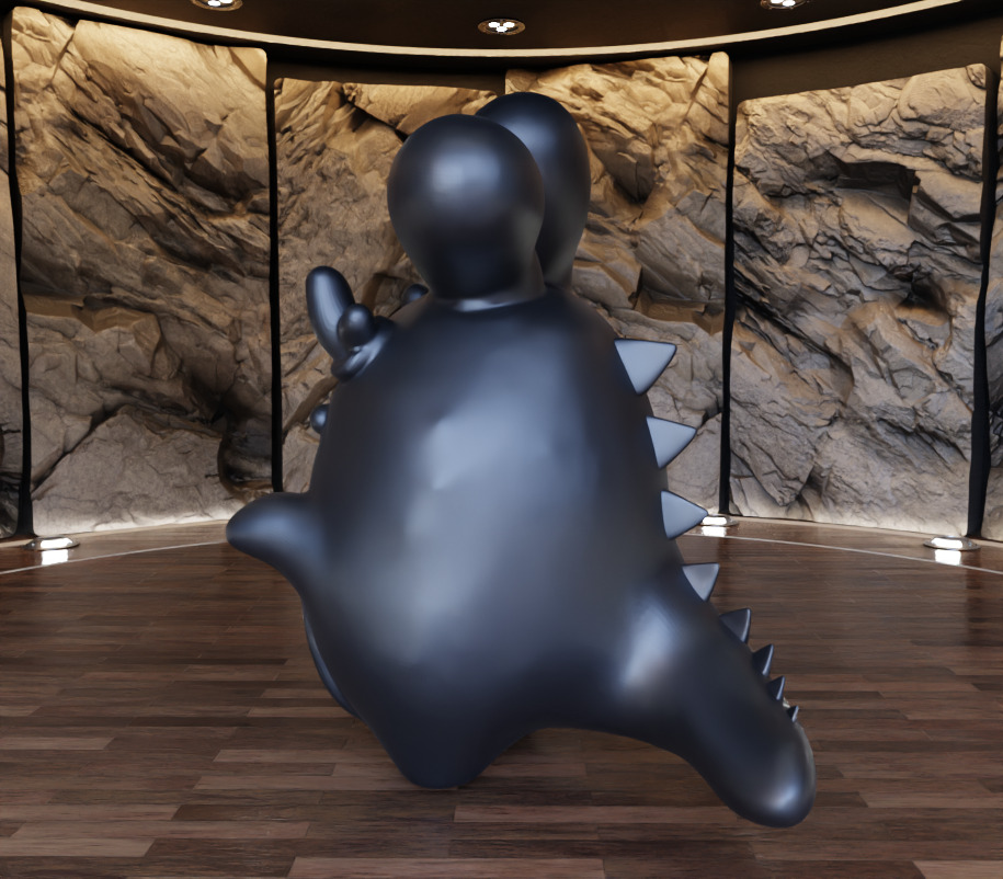 One Tooth Ngaew Figure Fan Art Toy  3D print model_10