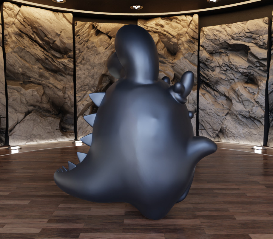 One Tooth Ngaew Figure Fan Art Toy  3D print model_6