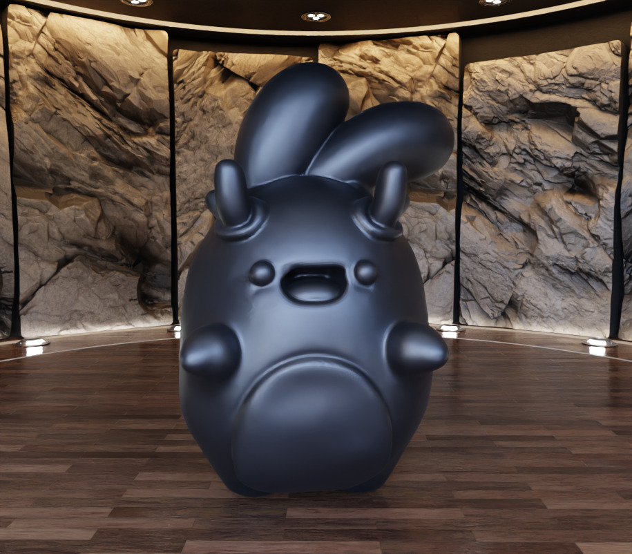 One Tooth Ngaew Figure Fan Art Toy  3D print model_2