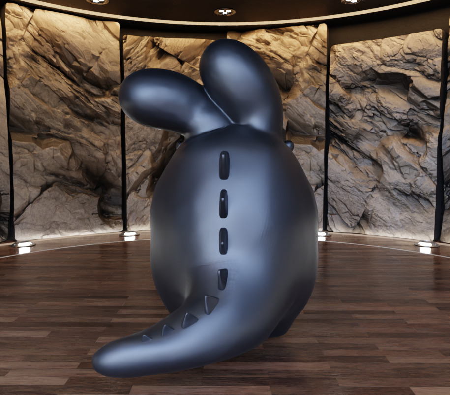 One Tooth Ngaew Figure Fan Art Toy  3D print model_8