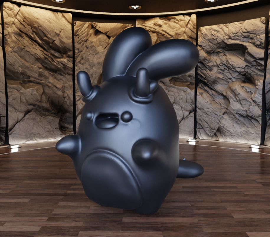 One Tooth Ngaew Figure Fan Art Toy  3D print model_13