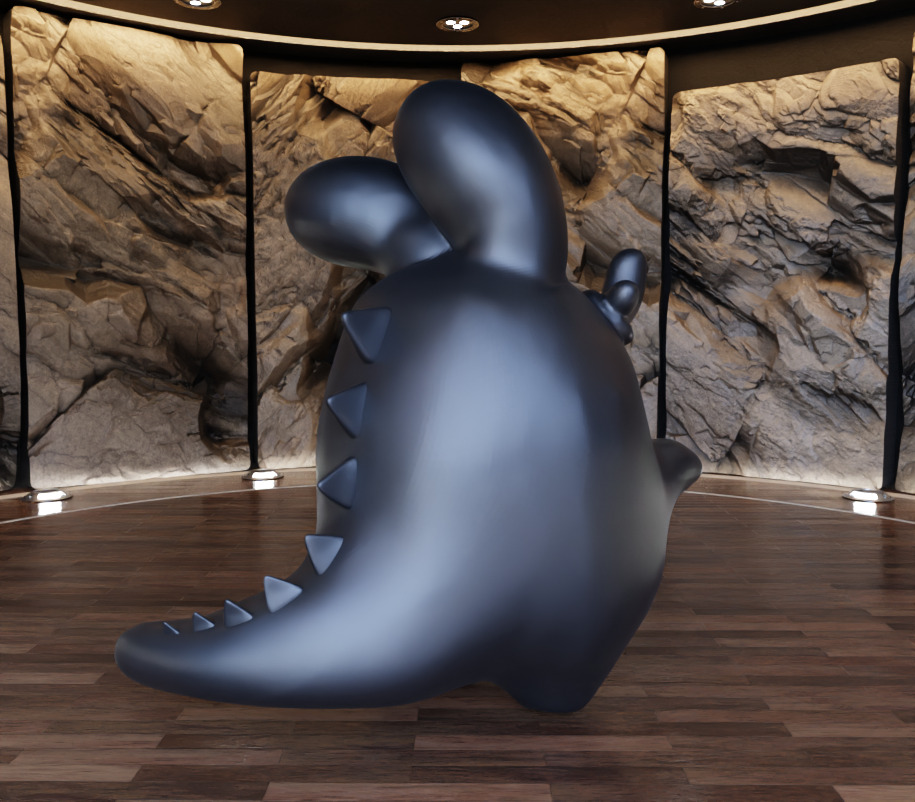 One Tooth Ngaew Figure Fan Art Toy  3D print model_7