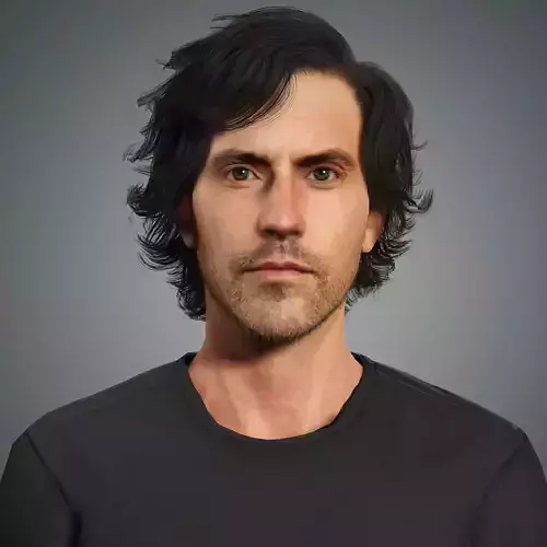 Milo Ventimiglia Character  Low-poly 3D model