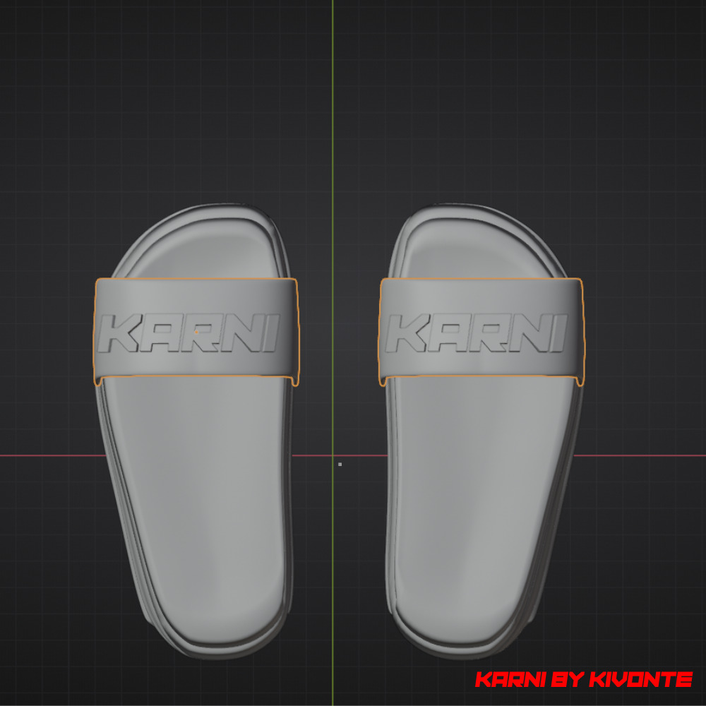 KARNI by Kivonte Slides Shoes 3d model Free 3D model_7