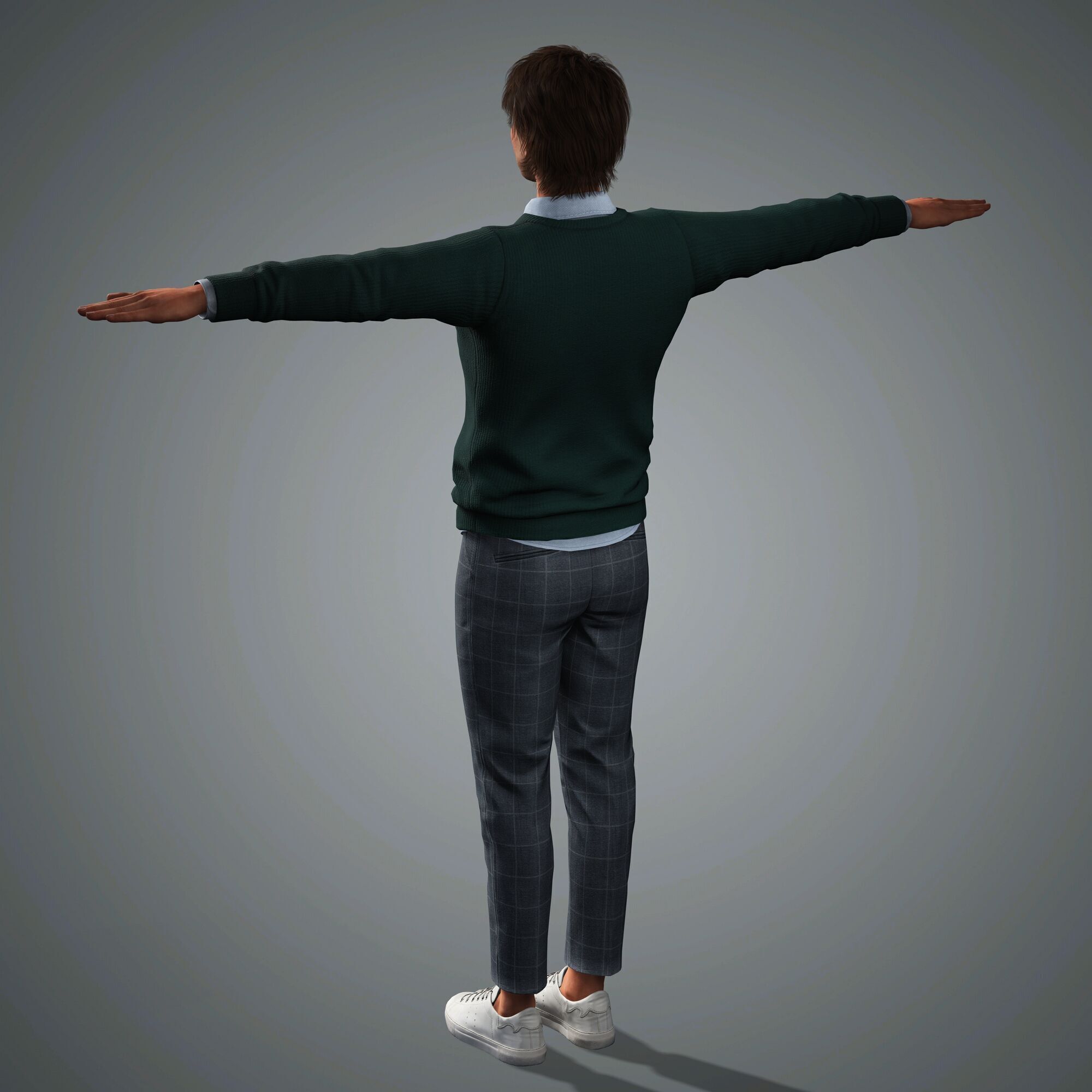 James Marsden Character Low-poly 3D model_24