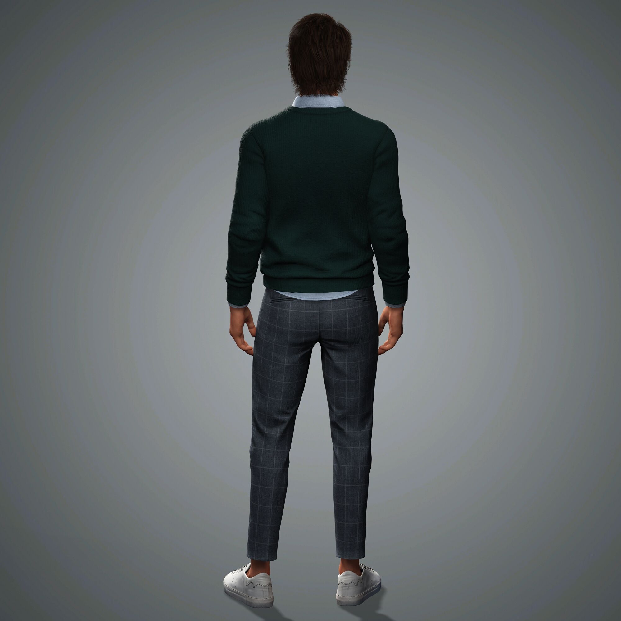 James Marsden Character Low-poly 3D model_12