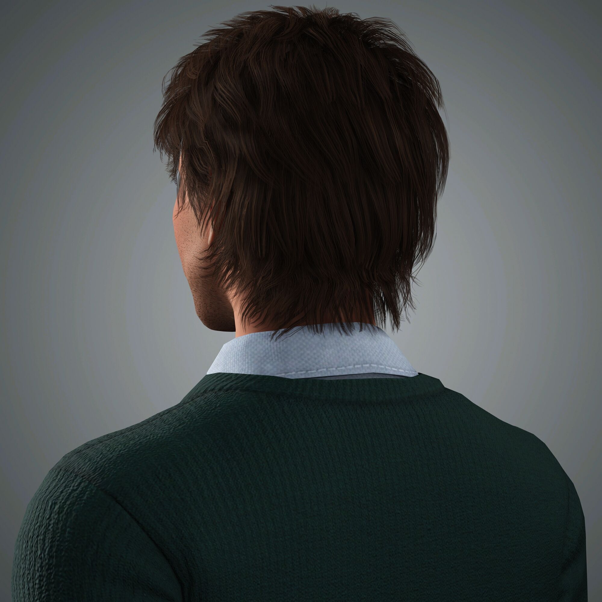 James Marsden Character Low-poly 3D model_5