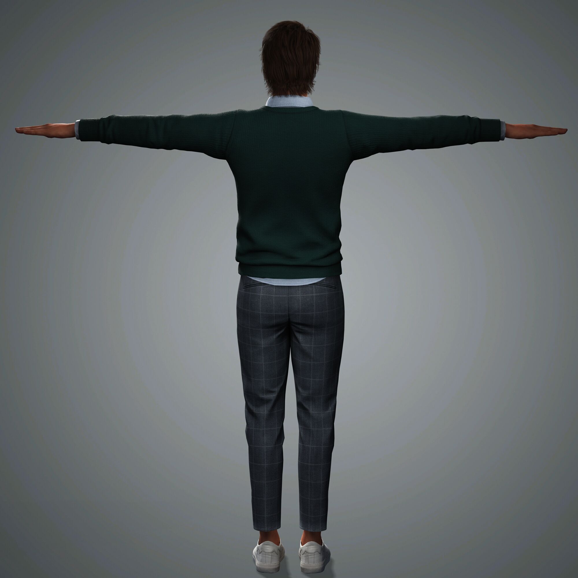 James Marsden Character Low-poly 3D model_17