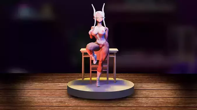  MIRKO-NUDE  My hero academia-Rumi Usagiyama 3D print model