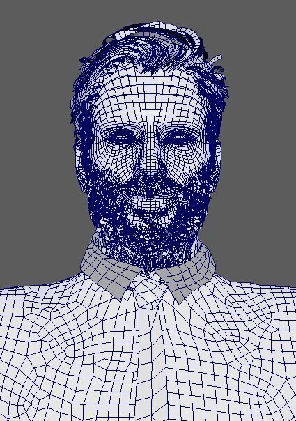 Andrew Lincoln Character Low-poly 3D model_22