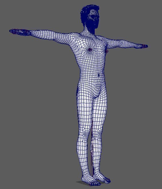 Andrew Lincoln Character Low-poly 3D model_30