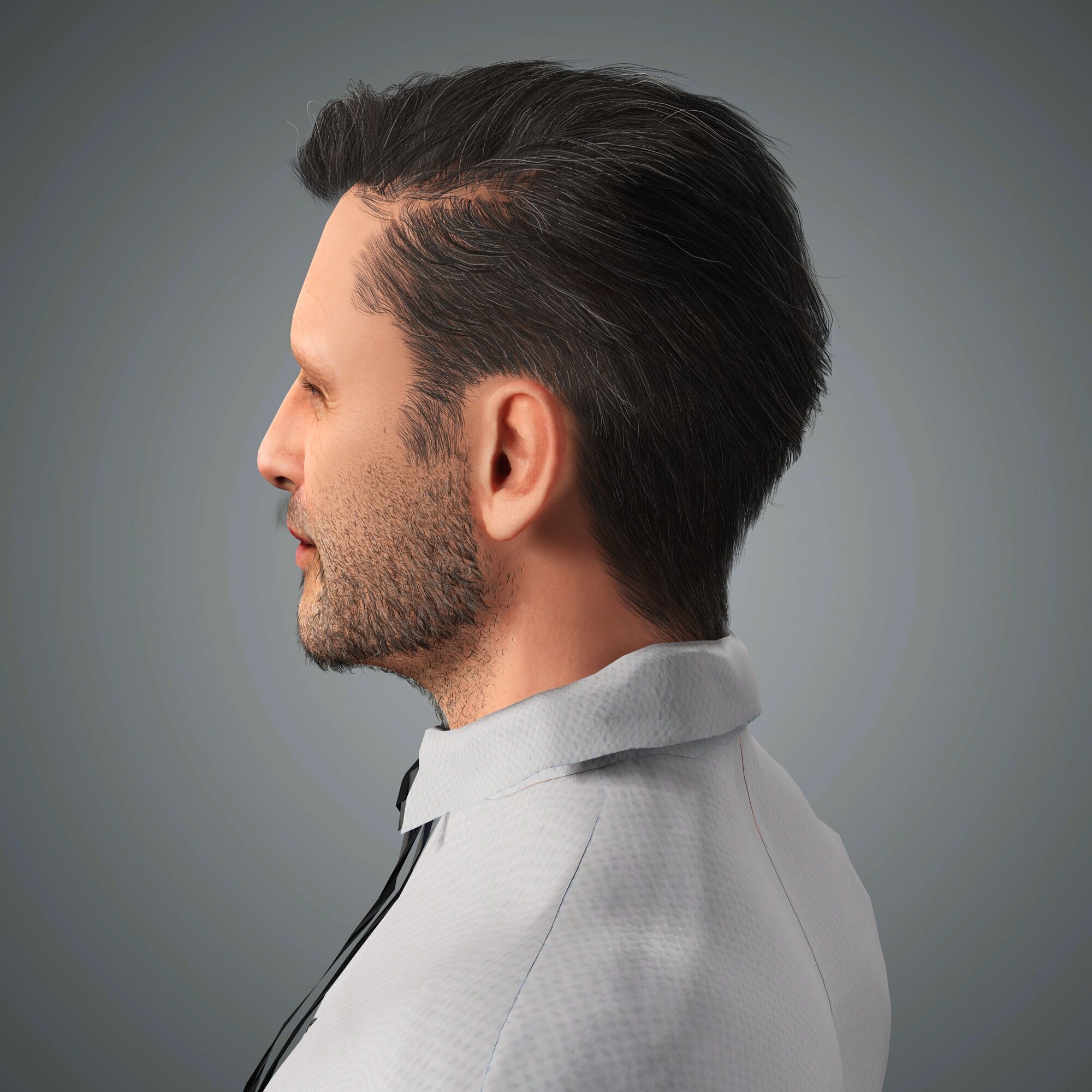 Andrew Lincoln Character Low-poly 3D model_3