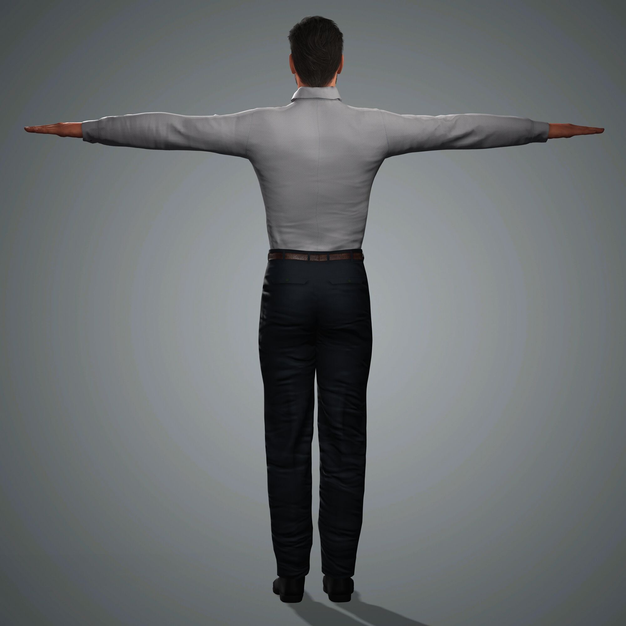 Andrew Lincoln Character Low-poly 3D model_18