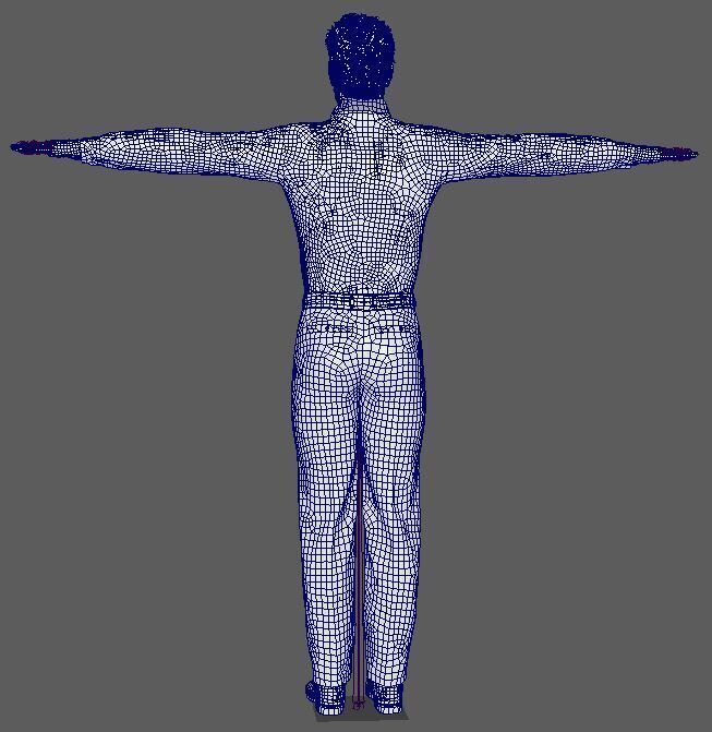 Andrew Lincoln Character Low-poly 3D model_25