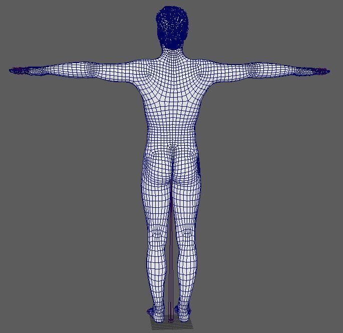 Andrew Lincoln Character Low-poly 3D model_29