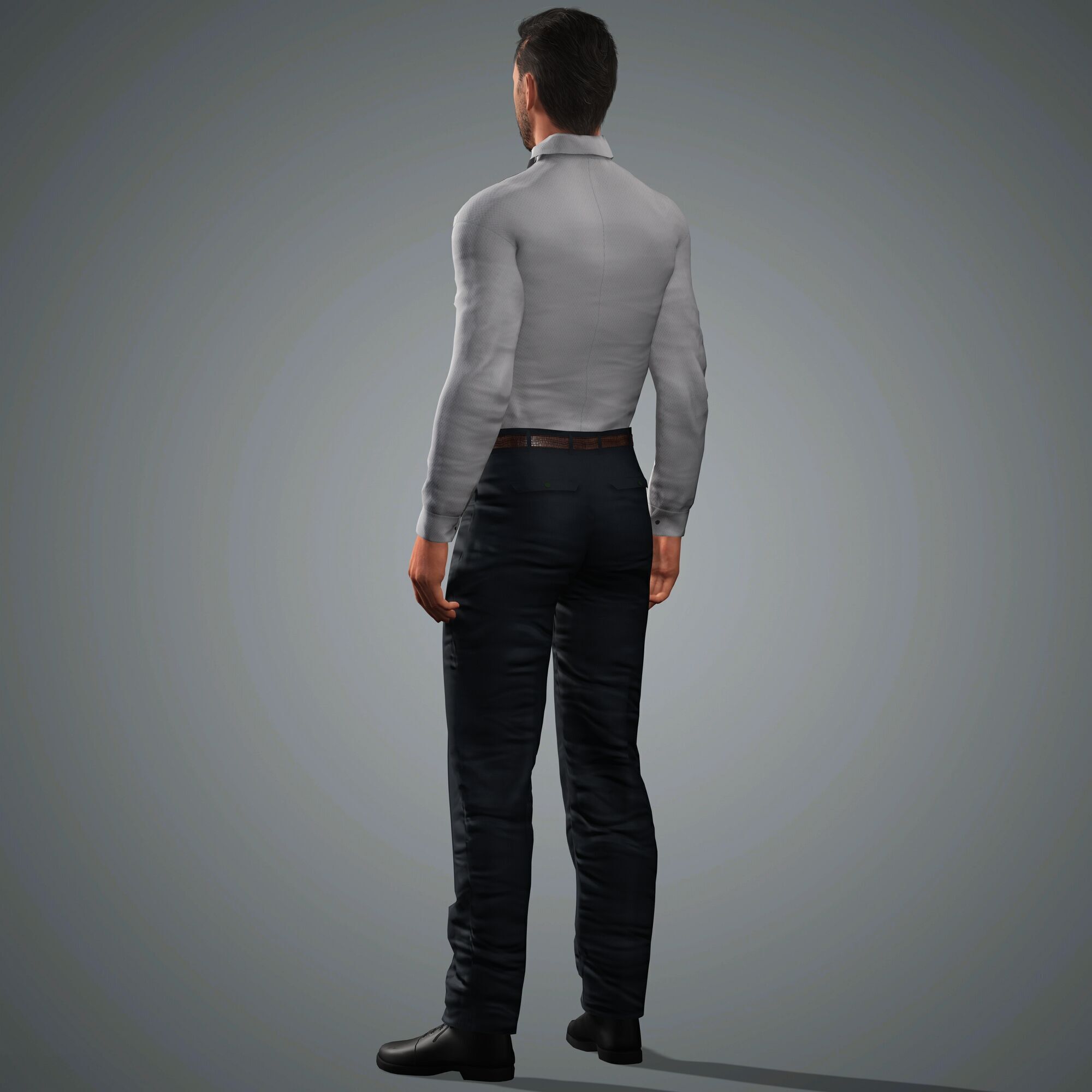 Andrew Lincoln Character Low-poly 3D model_11