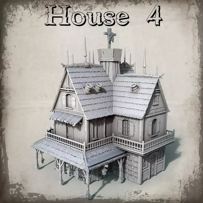 Pirate House 3D print model