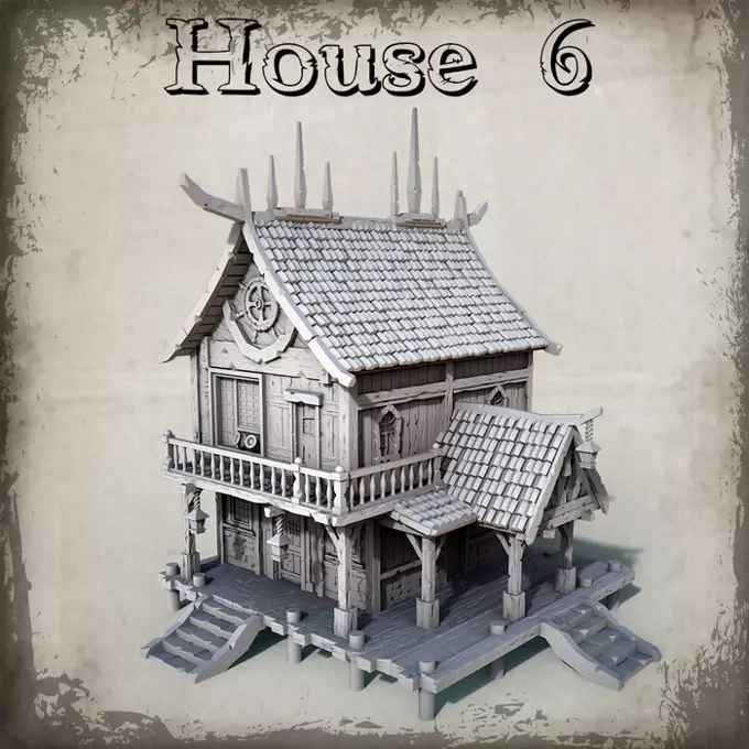Pirate House 3D print model