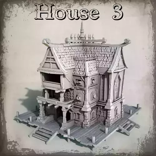 Pirate House 3D print model