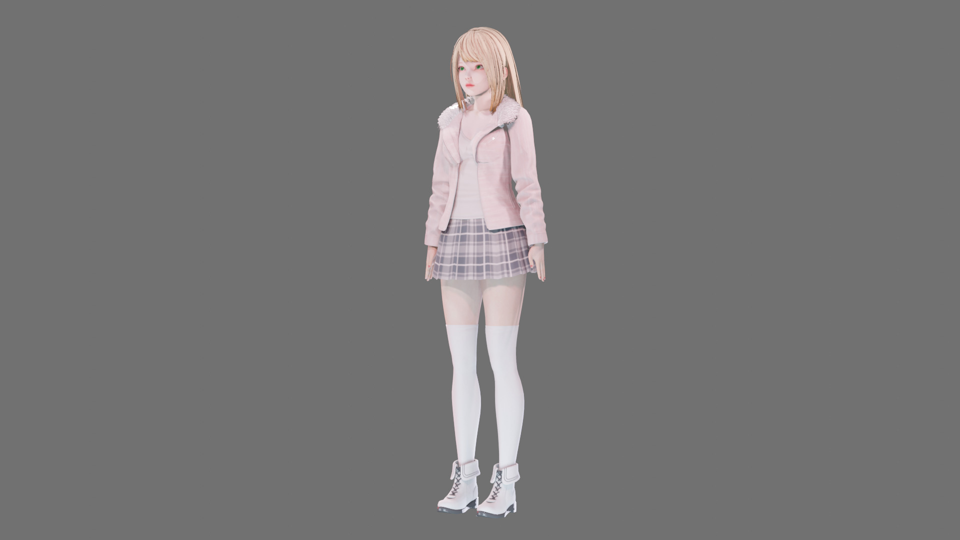Casual clothes 0019 - Rig -Unreal - Unity - Blender - Animated Low-poly 3D model_14
