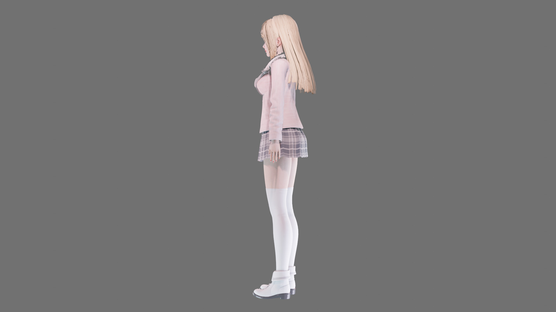 Casual clothes 0019 - Rig -Unreal - Unity - Blender - Animated Low-poly 3D model_21