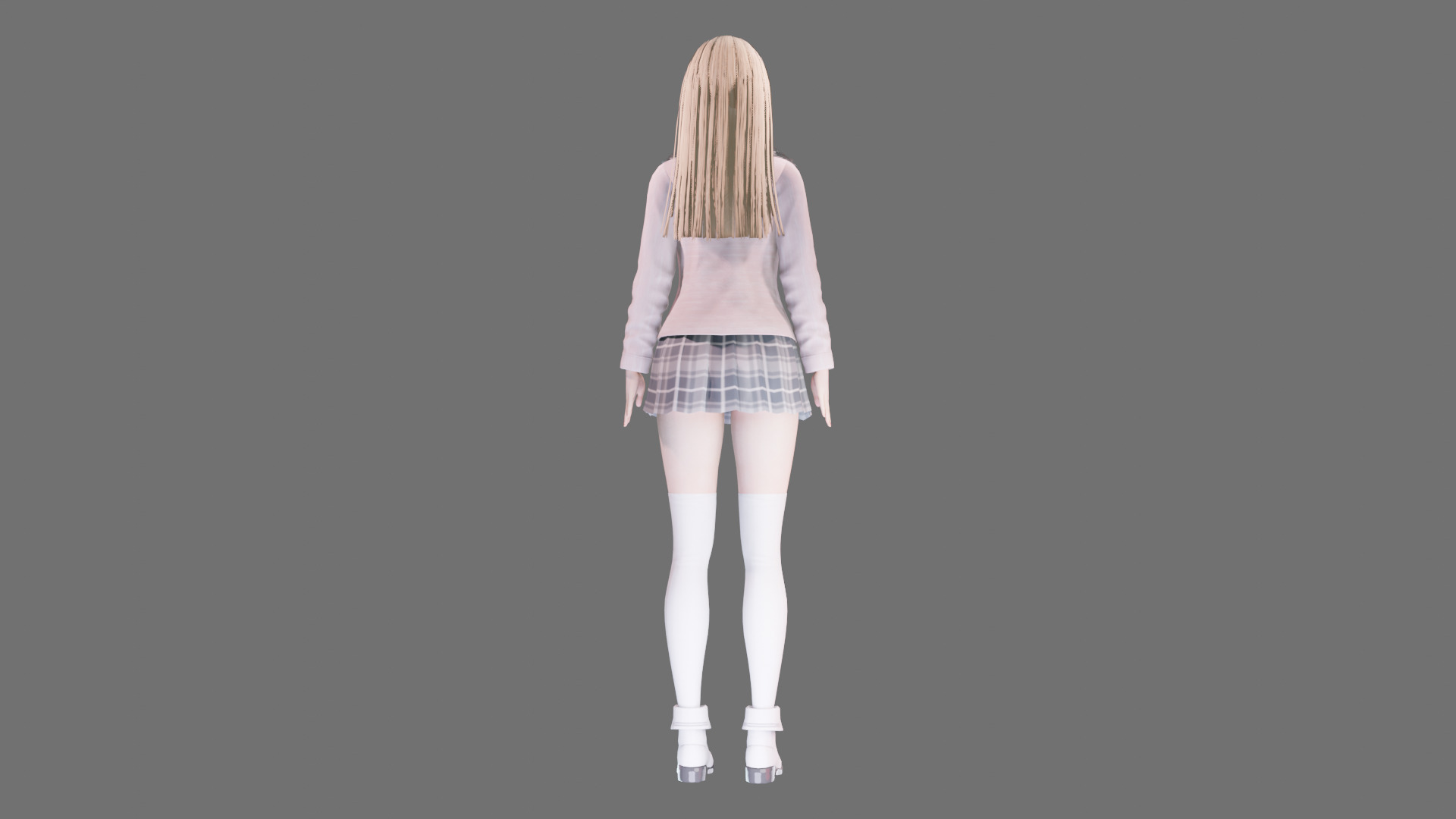 Casual clothes 0019 - Rig -Unreal - Unity - Blender - Animated Low-poly 3D model_29