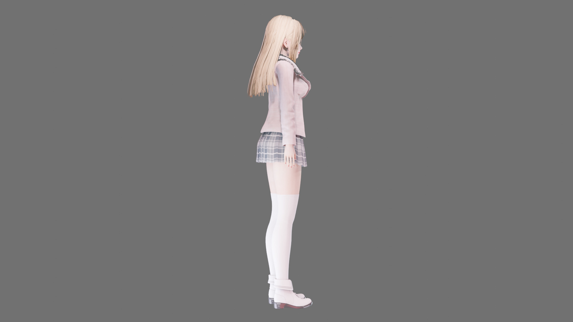 Casual clothes 0019 - Rig -Unreal - Unity - Blender - Animated Low-poly 3D model_36