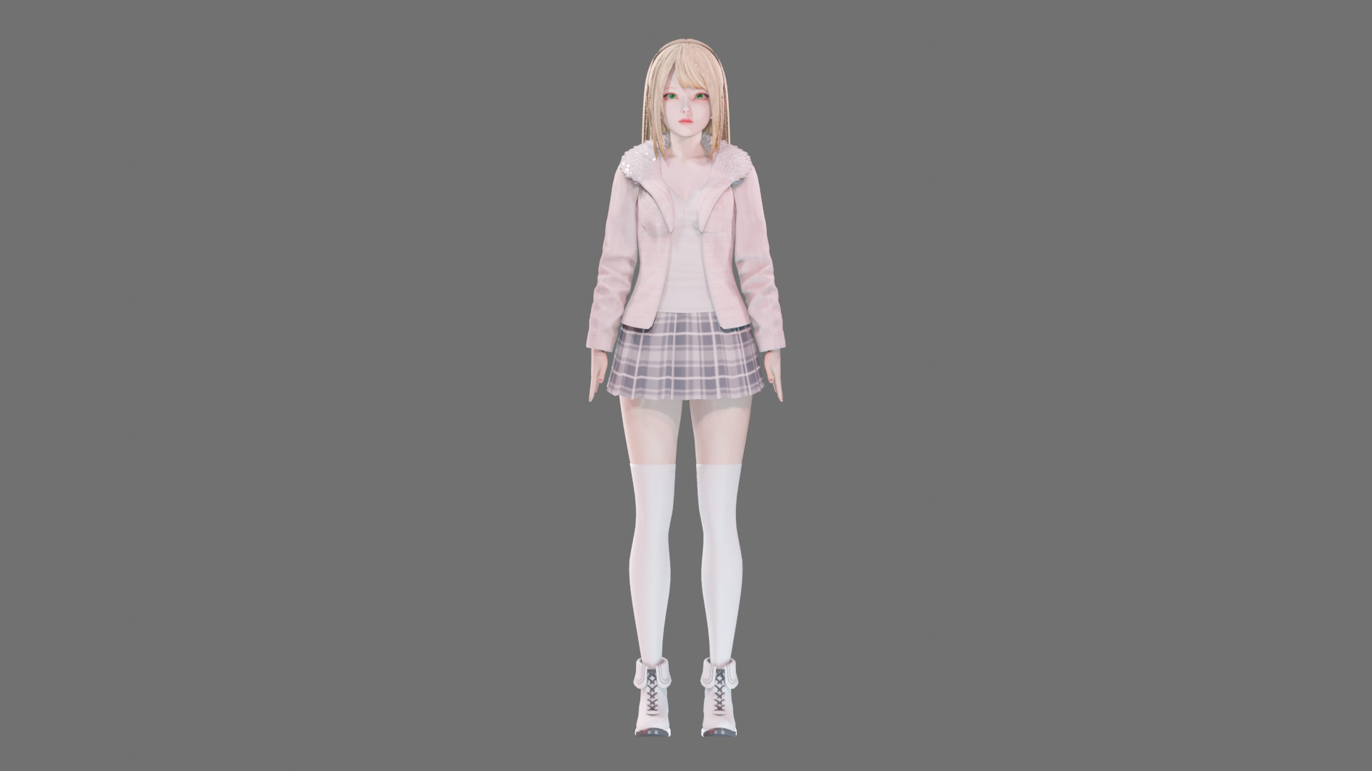 Casual clothes 0019 - Rig -Unreal - Unity - Blender - Animated Low-poly 3D model_11