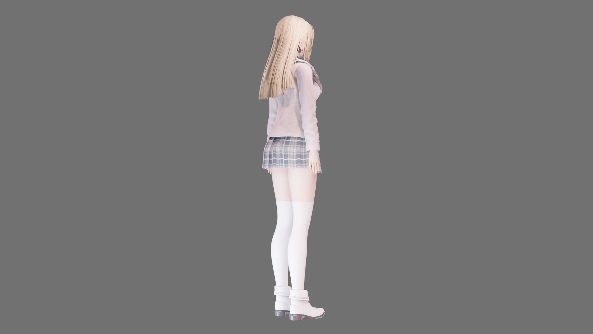 Casual clothes 0019 - Rig -Unreal - Unity - Blender - Animated Low-poly 3D model_34