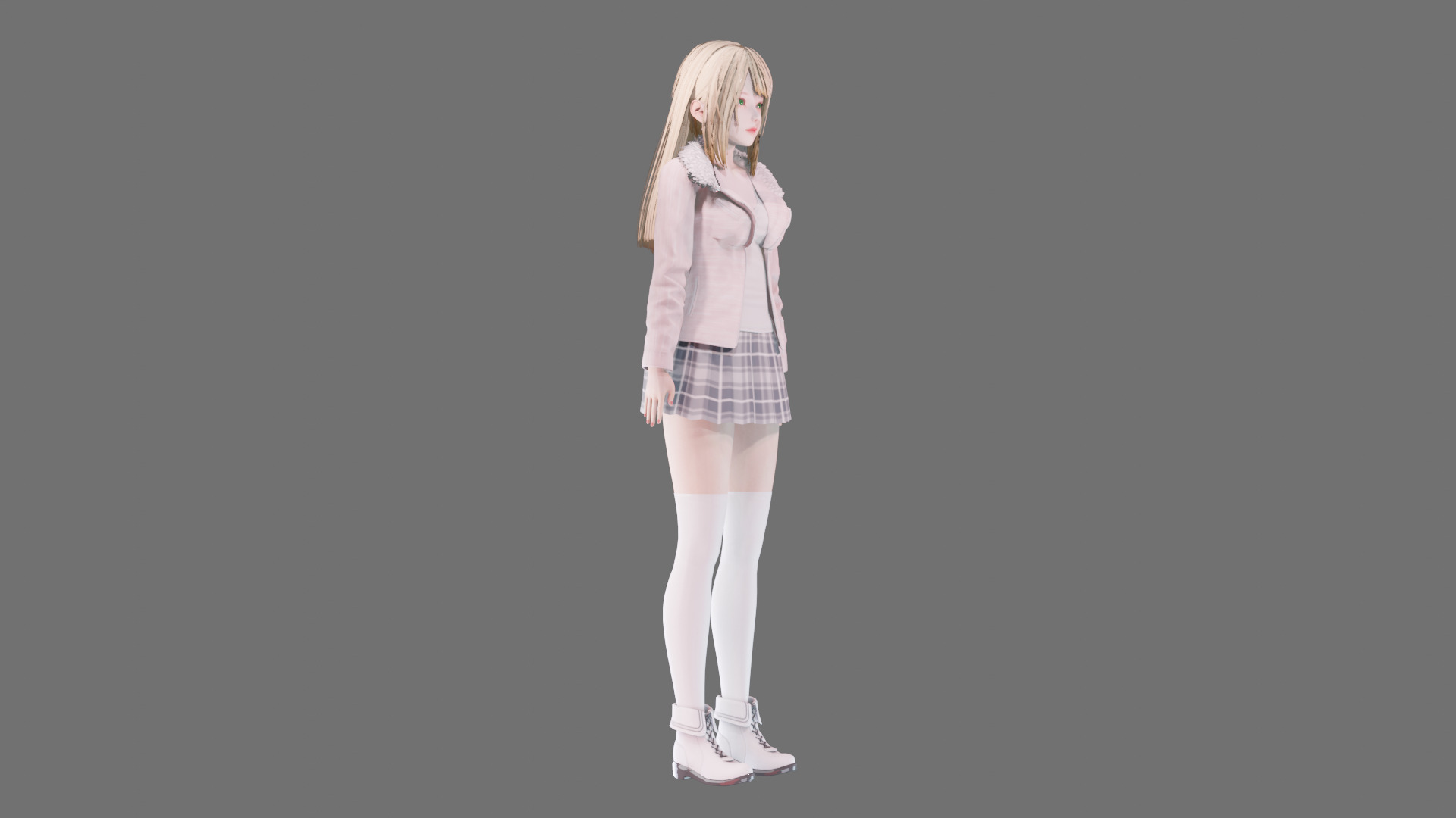 Casual clothes 0019 - Rig -Unreal - Unity - Blender - Animated Low-poly 3D model_41
