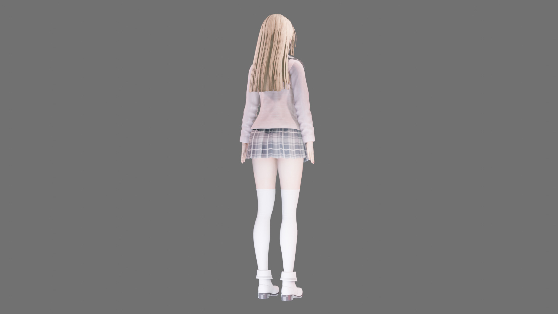 Casual clothes 0019 - Rig -Unreal - Unity - Blender - Animated Low-poly 3D model_31