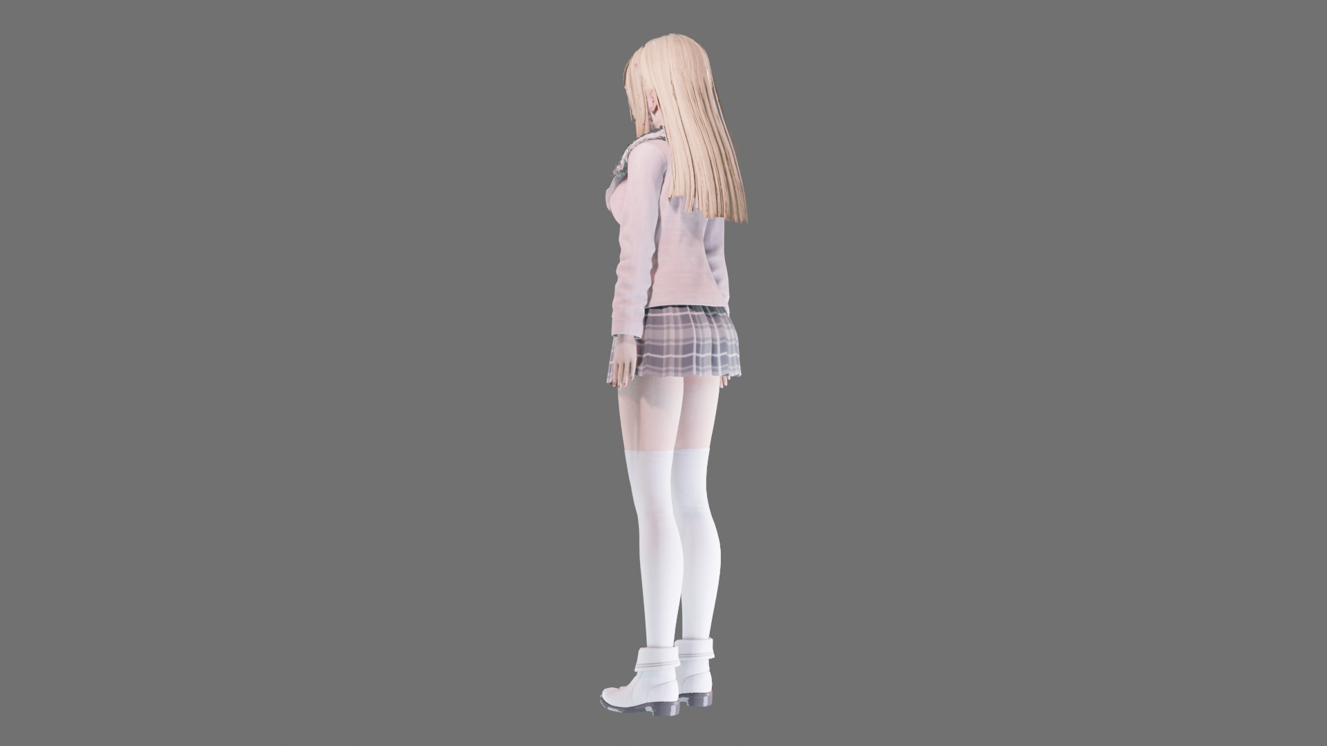 Casual clothes 0019 - Rig -Unreal - Unity - Blender - Animated Low-poly 3D model_23