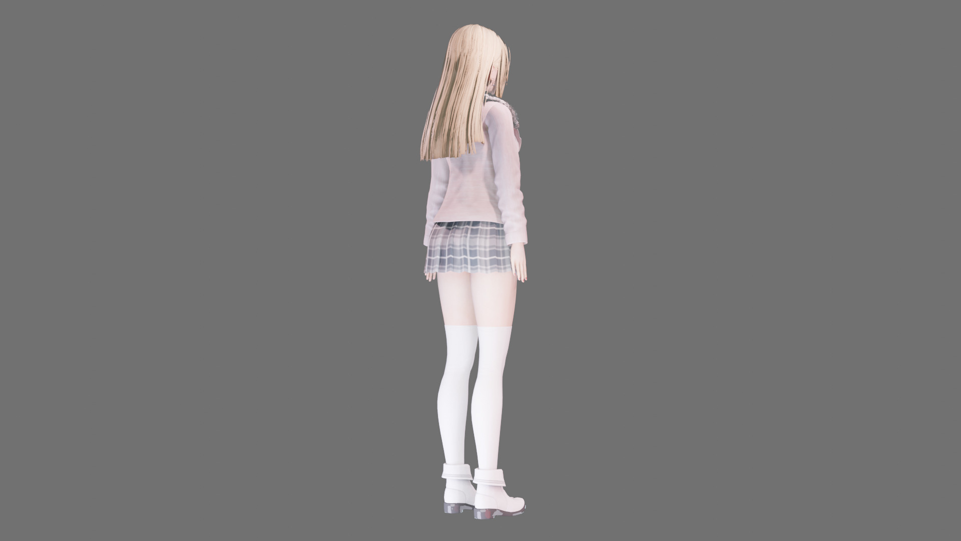Casual clothes 0019 - Rig -Unreal - Unity - Blender - Animated Low-poly 3D model_33