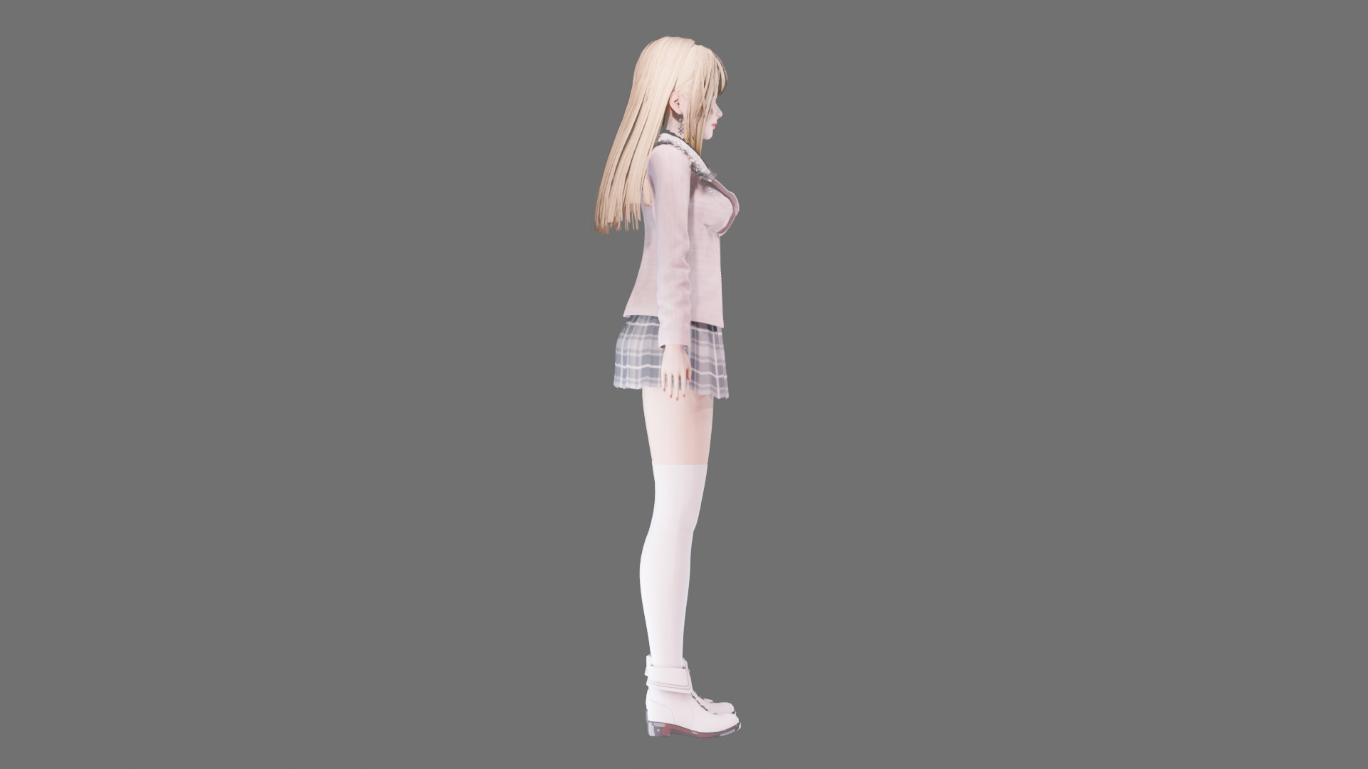Casual clothes 0019 - Rig -Unreal - Unity - Blender - Animated Low-poly 3D model_37