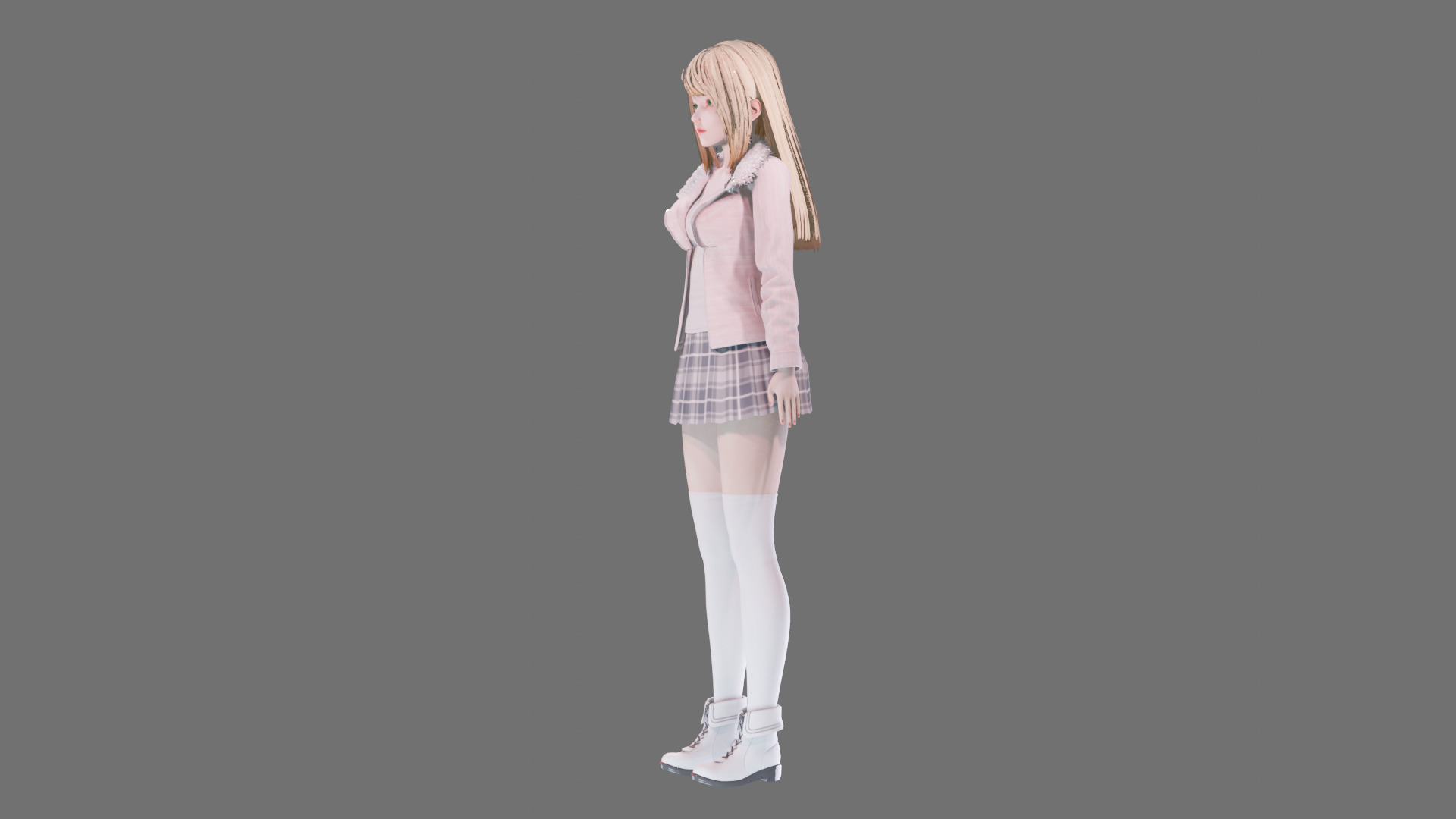 Casual clothes 0019 - Rig -Unreal - Unity - Blender - Animated Low-poly 3D model_17