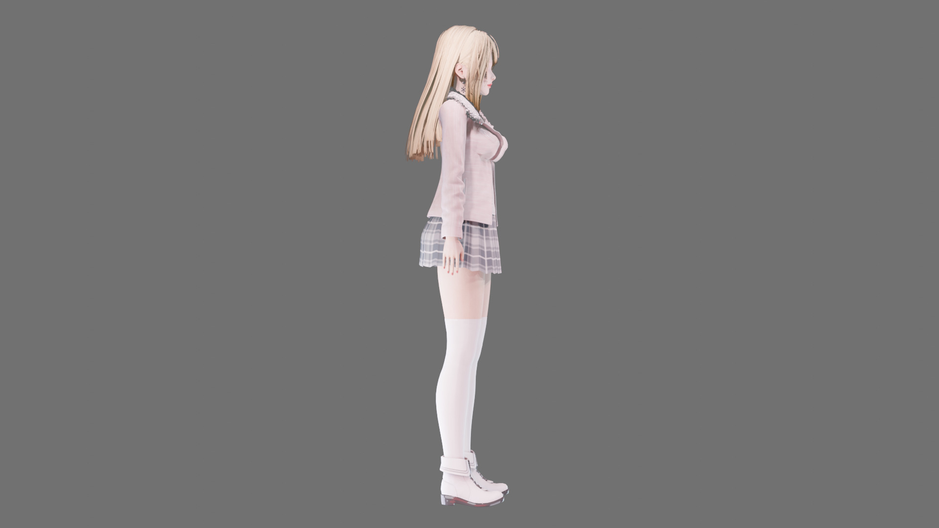 Casual clothes 0019 - Rig -Unreal - Unity - Blender - Animated Low-poly 3D model_38