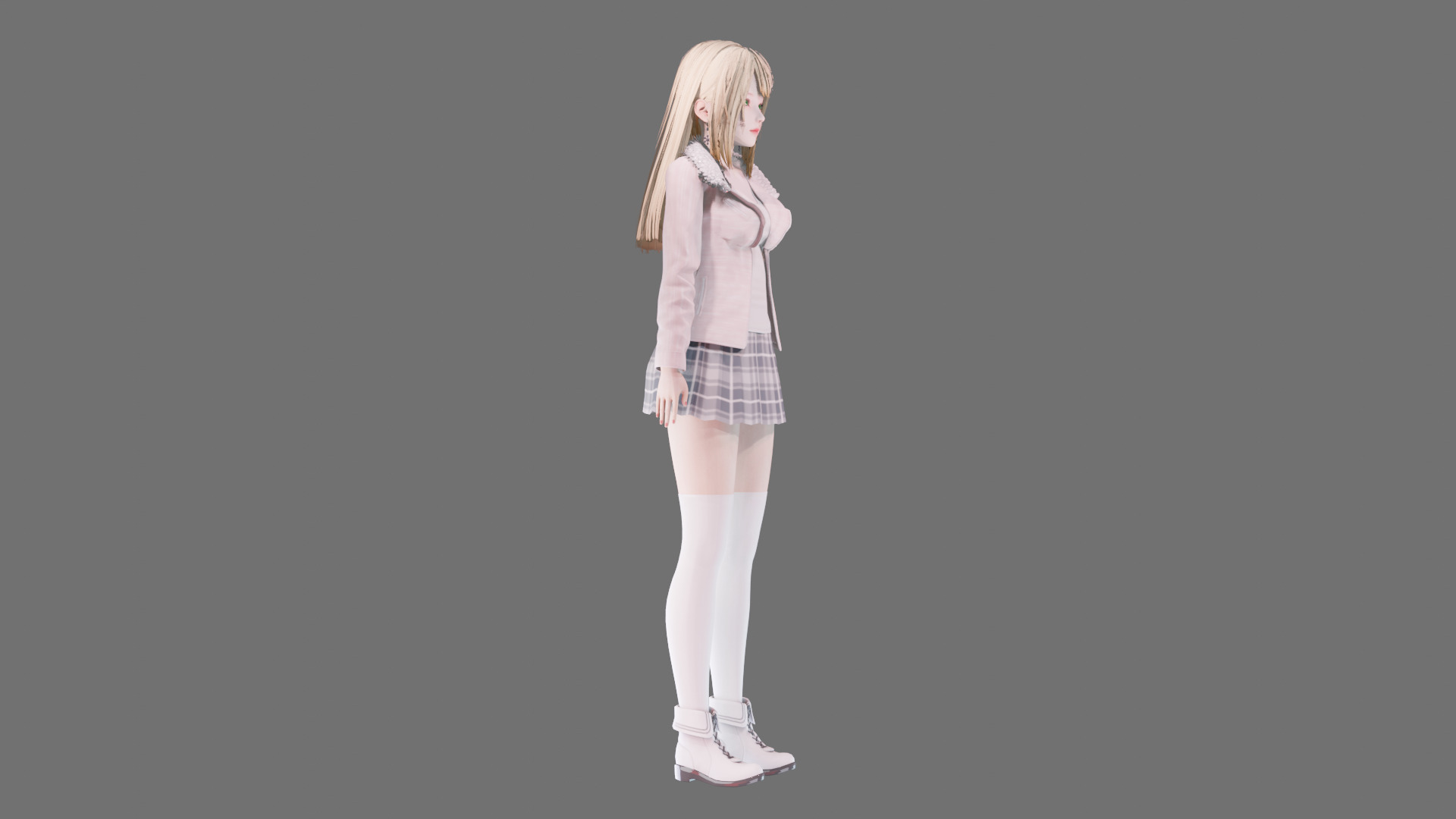 Casual clothes 0019 - Rig -Unreal - Unity - Blender - Animated Low-poly 3D model_40
