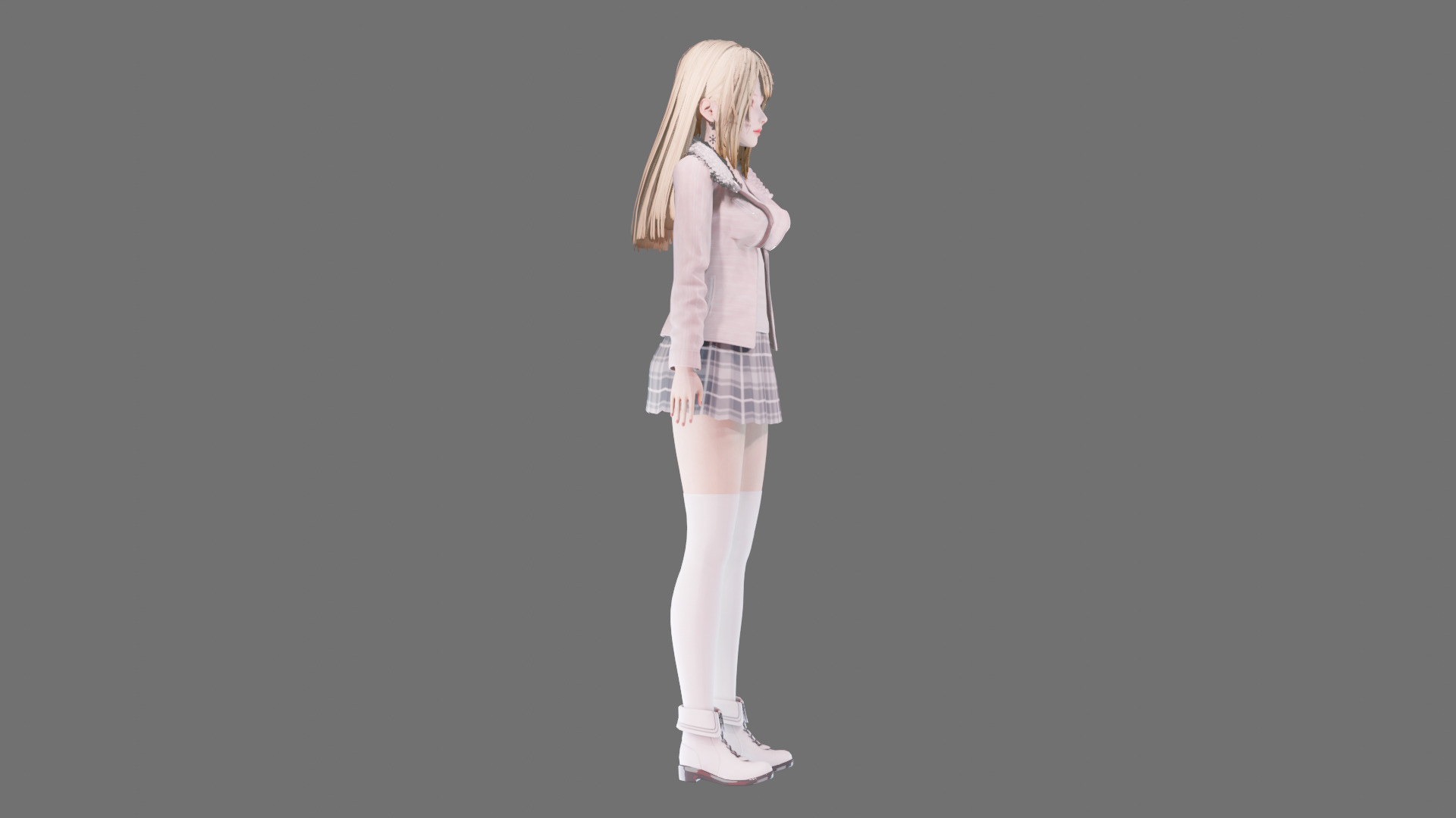Casual clothes 0019 - Rig -Unreal - Unity - Blender - Animated Low-poly 3D model_39
