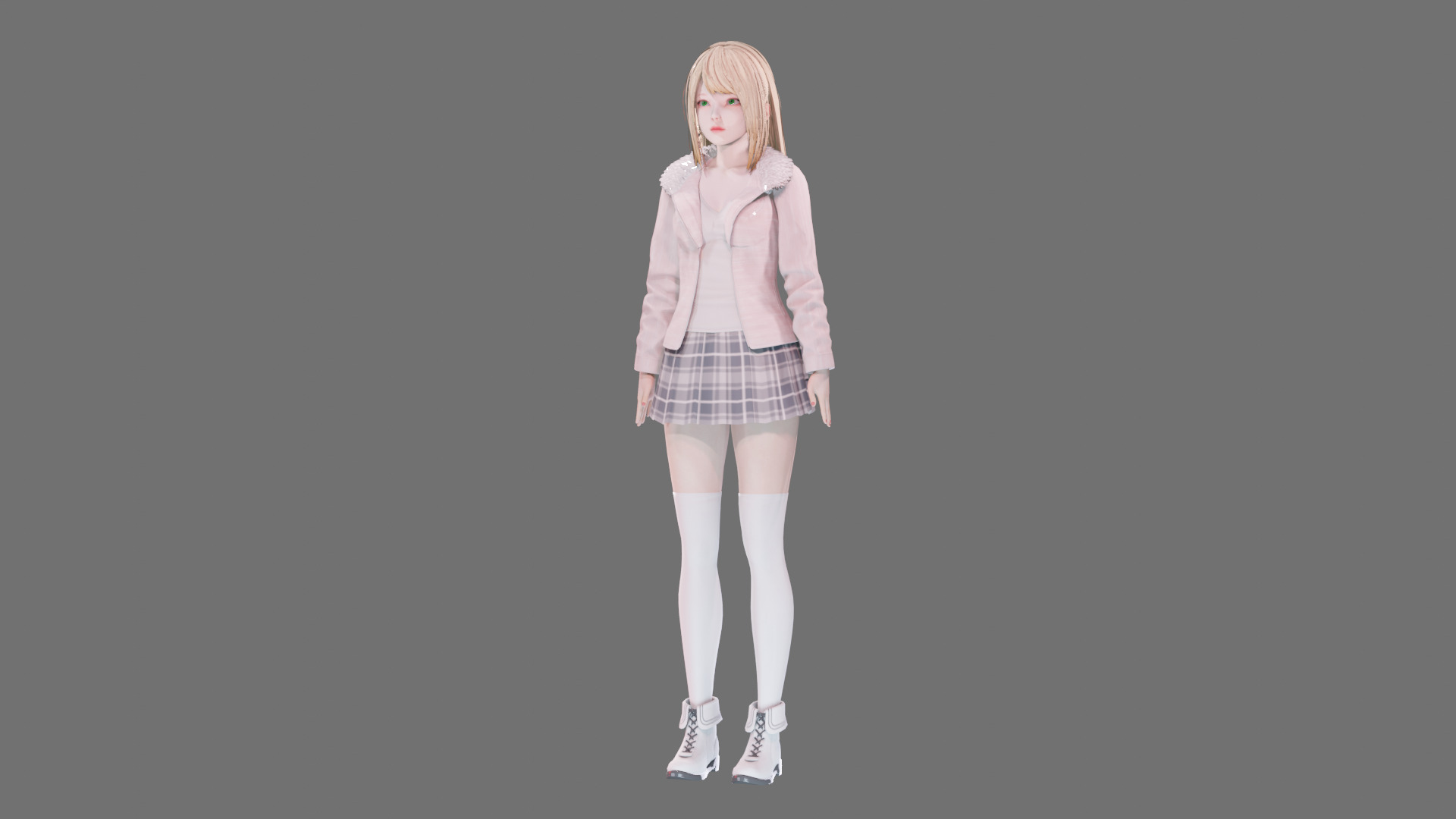 Casual clothes 0019 - Rig -Unreal - Unity - Blender - Animated Low-poly 3D model_13